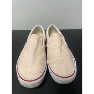 Vans Women's Pink Strawberry side wall Slip On Size W-9.5 SKU 2079